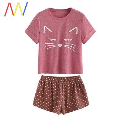 Pijamas for Women pajamas Sleepwear Set Shorts Pyjamas Woman