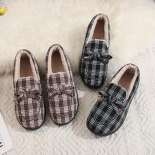 Cotton Shoes Women& Velvet slip Warm Non 2024 Comfortable