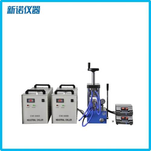 上海RYJ-600CGS型数显500℃双平板热压机 手动24吨热压机