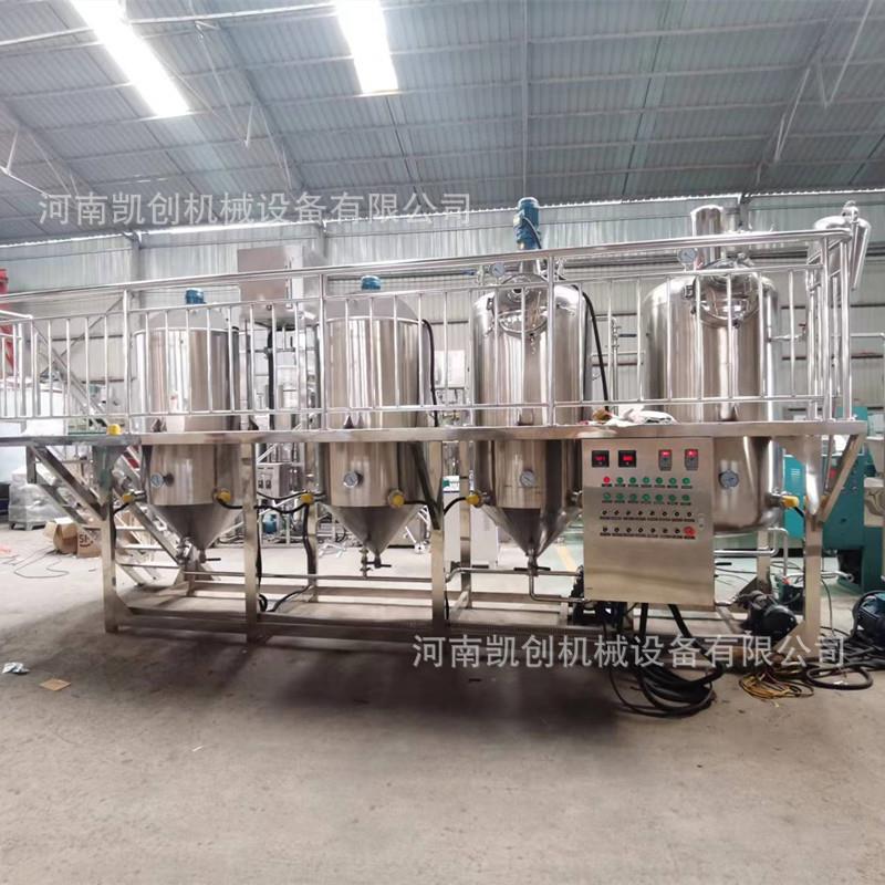 油厂油脂加工精炼设备 除臭除异味脱色脱酸精滤精炼机 炼油机