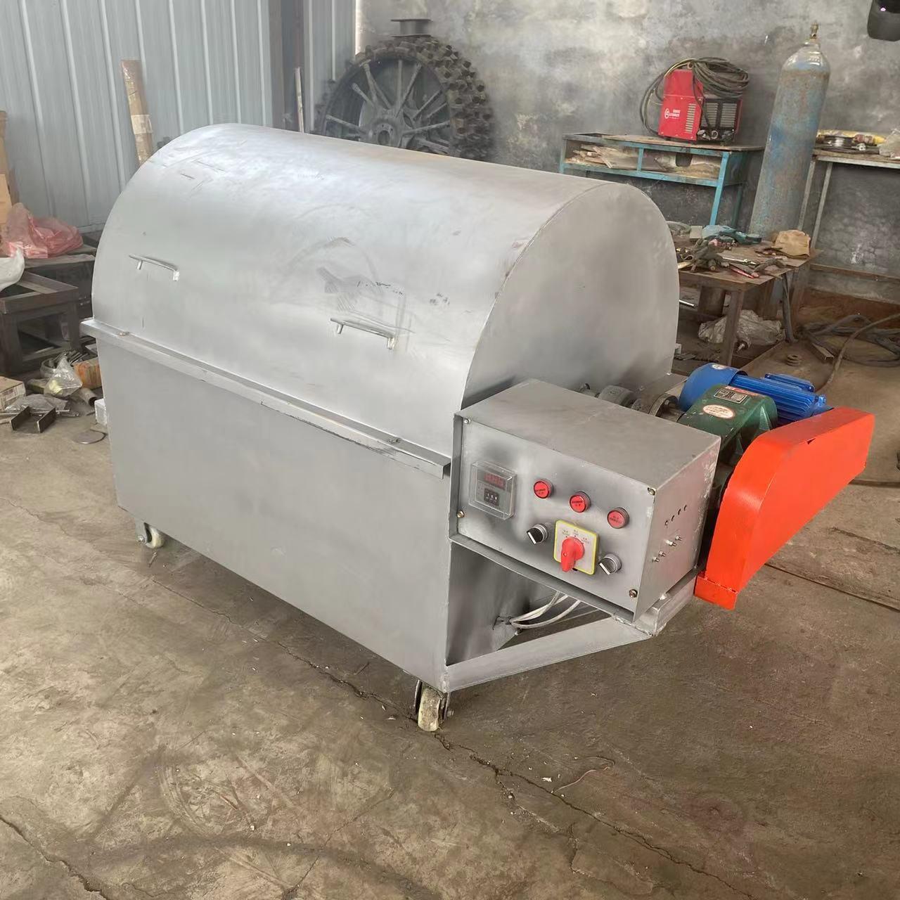 三相电大型炒花生设备 多功能瓜子炒锅 滚筒翻炒设备