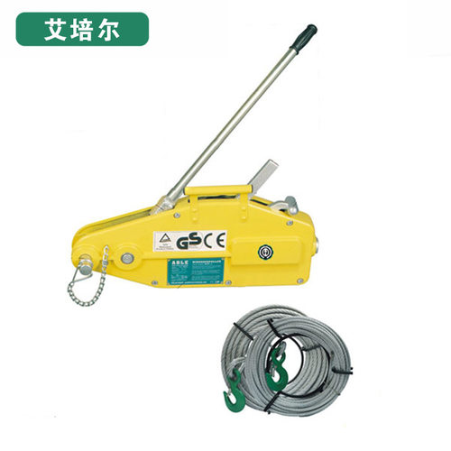 美国ABLE手扳葫芦钢丝绳手摇葫芦WRP系列艾培尔铝壳手动倒链