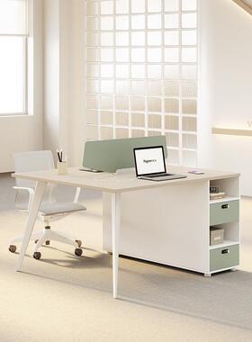 职员员办公桌简tb-74255约现代办断公室工隔2/46人工位多人带屏风