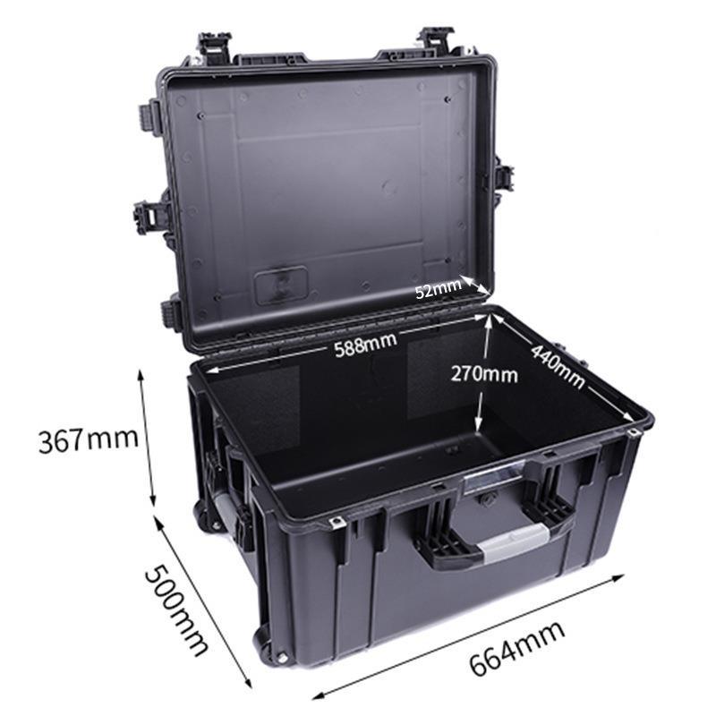 黑色D6-3精密仪器仪表箱防7水安6全护防箱