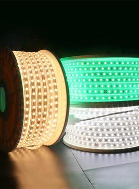 RGBl水e带d彩灯33695爆闪七彩户外网红装饰发光防防冻流彩防雨炫