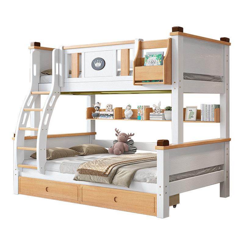 上下床双层床全实木低无品牌/床户型小大人子母床层上下铺高木床