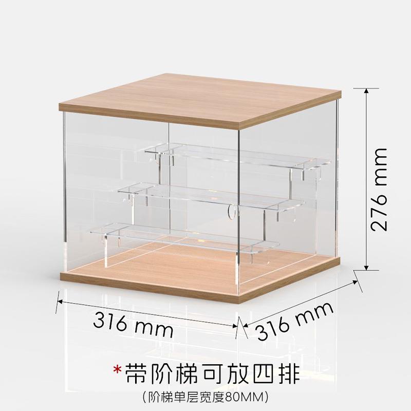 汽车模型高明防尘盒罩玩型具车多美卡亚克力展示收藏FYT回灯收透