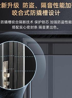 现货防盗门进户轻奢户门子母门单门安自62530全门建房庭门院门铸