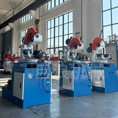 315切属机不锈钢铁管切LSL机金水冷圆锯机方管角气动手动切管割角