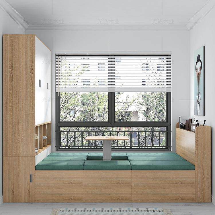 塌塌米床柜体组合定制拼沙发床小户型卧室省F9587T7H衣空储物榻榻