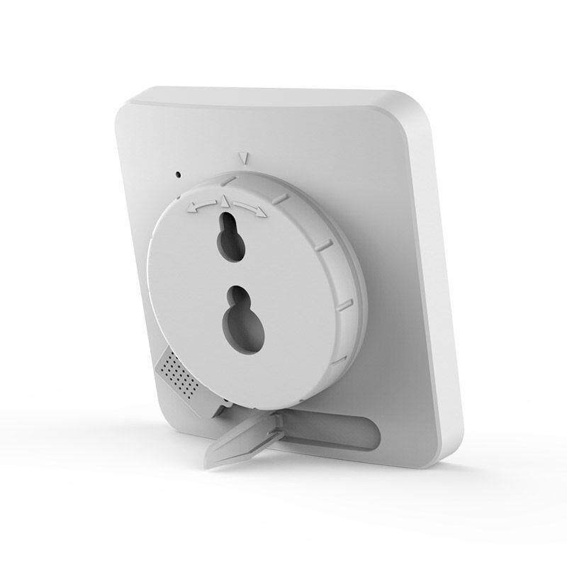 易美特触屏静音防水浴室电子挂钟IJK65561防吸盘钟表雾英挂度表温