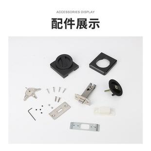 办室玻门指纹锁推拉门 厂家直供家用极窄密玻公RZG璃门璃锁指纹码