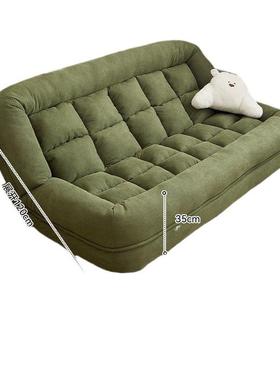 人类狗窝懒人双小沙发可躺可睡榻米人户型出租75426屋房间卧室榻沙发床