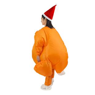 节日派对16663服怪装万圣节卡年通道具会演出搞动鼻涕活虫火鸡充