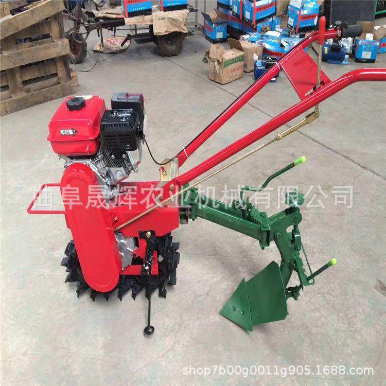 170汽油手耕1618拉启动式地田翻转犁地微耕梯机小型耘锄地山机
