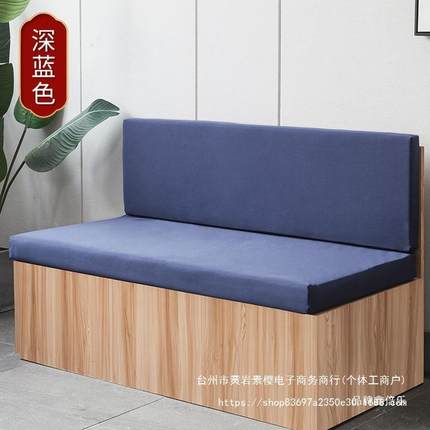 户外纯沙发坐垫海园凉亭防水绵坐垫实木色露天防77700晒高花密度