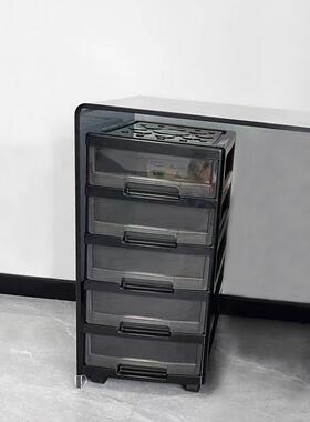 妆桌塑文具箱料抽式储物柜网红化梳屉妆台办公桌底下F77STSH7多层