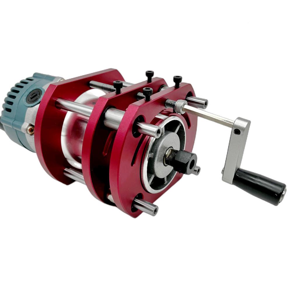 C电8+1代升降底座雕刻机倒装板铣RZT铝合金木倒板修边机装木工工