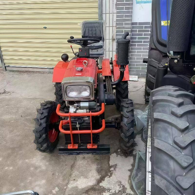 25马四力单小型家用农机tractor杠拖拉小机两驱轮车带可犁地EFF农