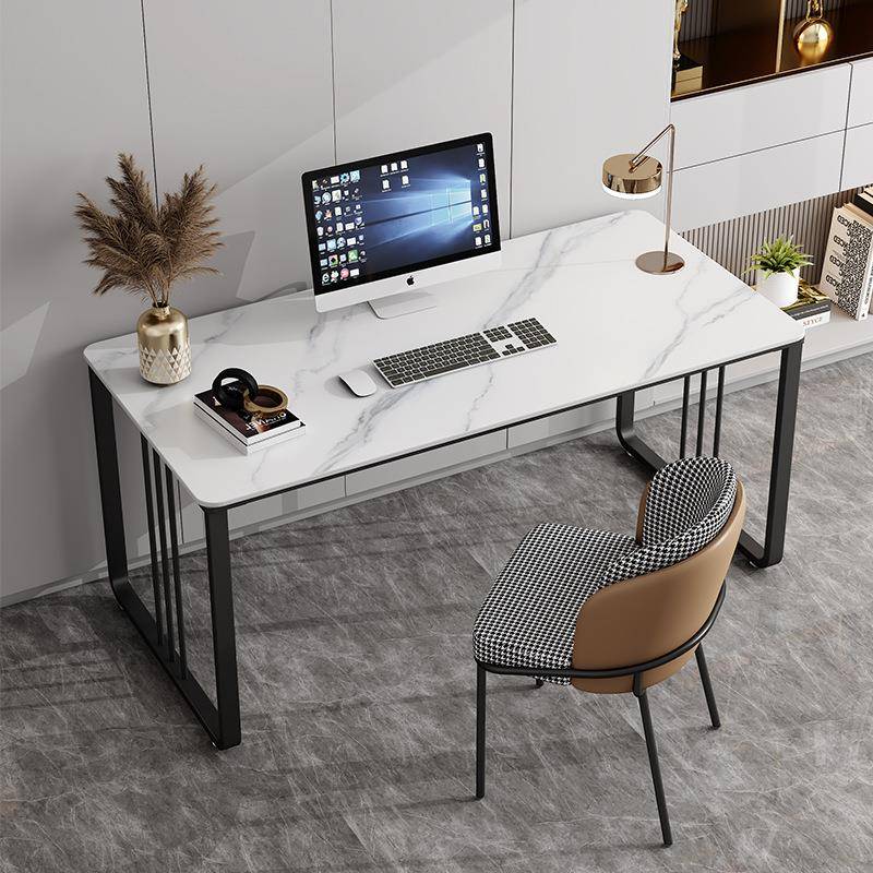 DS0329轻户奢岩板书桌代简客厅小型电脑桌办公桌家用写字台约卧室