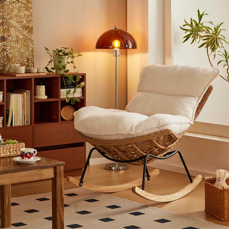 用W7摇椅大躺椅家懒人休闲椅客厅午F768T9SS睡阳台藤人编单人沙摇