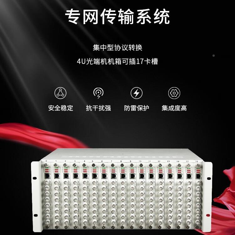 博（BOYNG）BY-4U-A1扬7集中WSH型转协议换器机框4U光端机机箱可