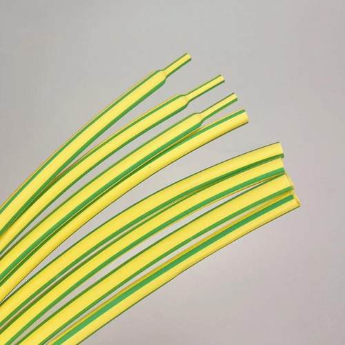 柔软阻燃型黄1绿双色热缩管管线缆中地线或线其特他殊路管道热缩