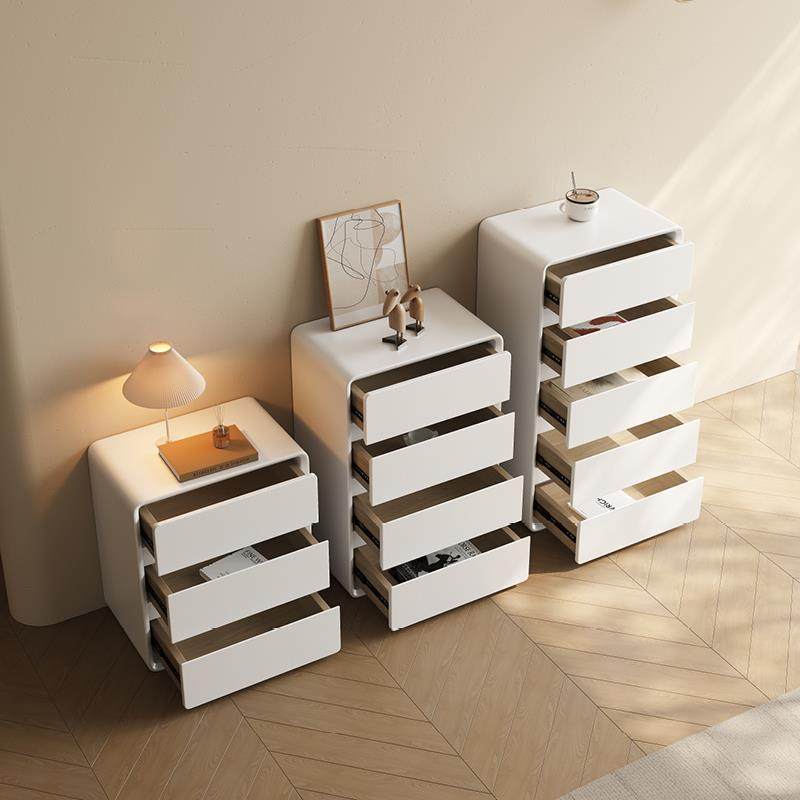 W8意式白色柜奶无品牌/风全实木五斗卧室现代简约收纳油柜柜三斗