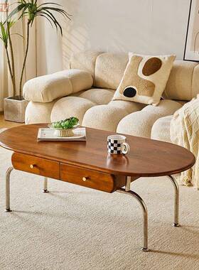 中古实木茶几电视柜厅组合法式古极家用客靠墙复收03465纳储简物