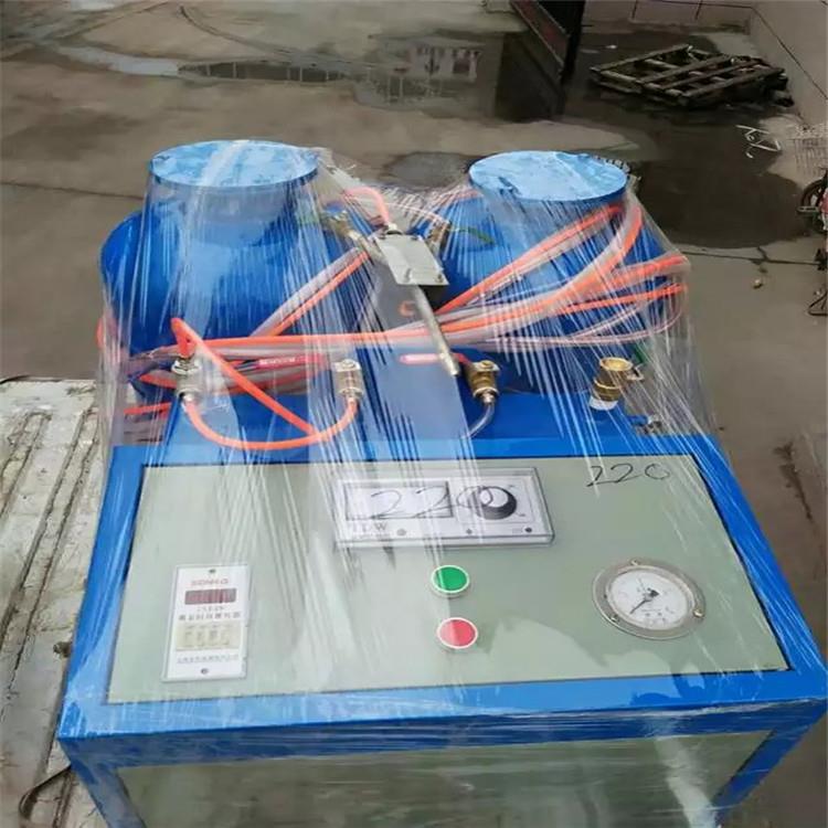 双组份硬质黑白组合料发泡机氨聚AHN酯小型补口机2低压喷机2涂0V3