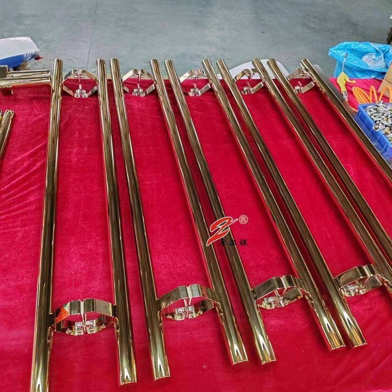 现代简约大门圆管不锈钢拉手玻璃门把手门移推门XEW拉门木拉手