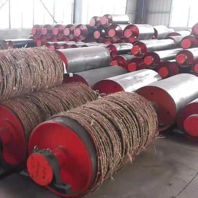 改向滚筒动输送WDU带包胶被动传滚渣筒托辊不钢锈排滚筒聚氨酯