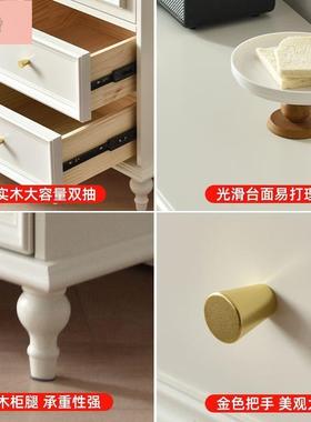 卧室轻实九木斗柜客奢厅收纳YDN储物柜靠墙法式奢简约实木七轻斗