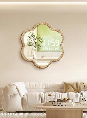 简子钟约挂墙餐厅绿植35591清新电创意装饰画客厅小现表代钟时钟