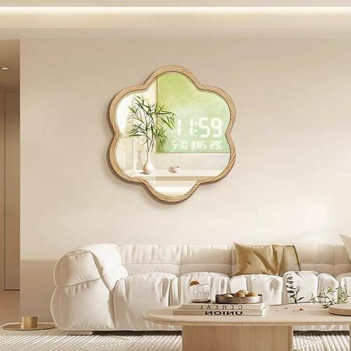 简子钟约挂墙餐厅绿植35591清新电创意装饰画客厅小现表代钟时钟