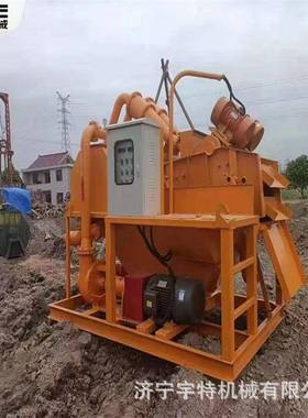 泥浆设沙处分离器桩基打桩工程泥浆滤沙泥器240710污泥固化理备