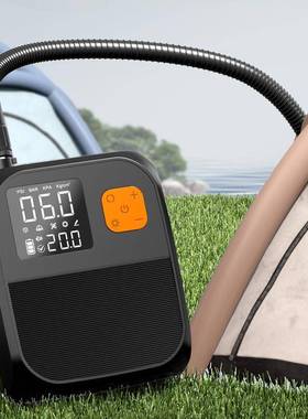 皮划艇车载充HVY线气泵户气外便携式电动打气充床垫SPU浆板无充气