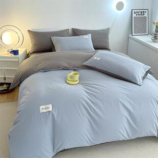 2025春夏100全棉被套件套件水洗单被罩套四XYJ-01件舒适棉棉柔清