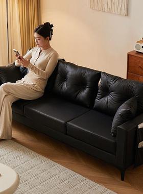 公寓沙发小户厅型出租房PFS66143客发店棋牌室224新款皮布艺双三