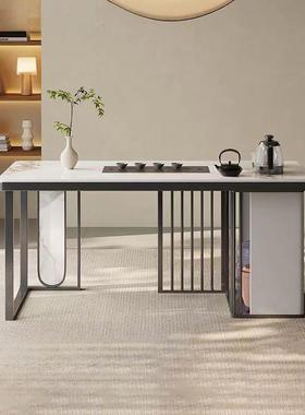 轻奢岩板茶台桌阳台茶桌椅组合公小户办功夫型75429泡室茶现代简