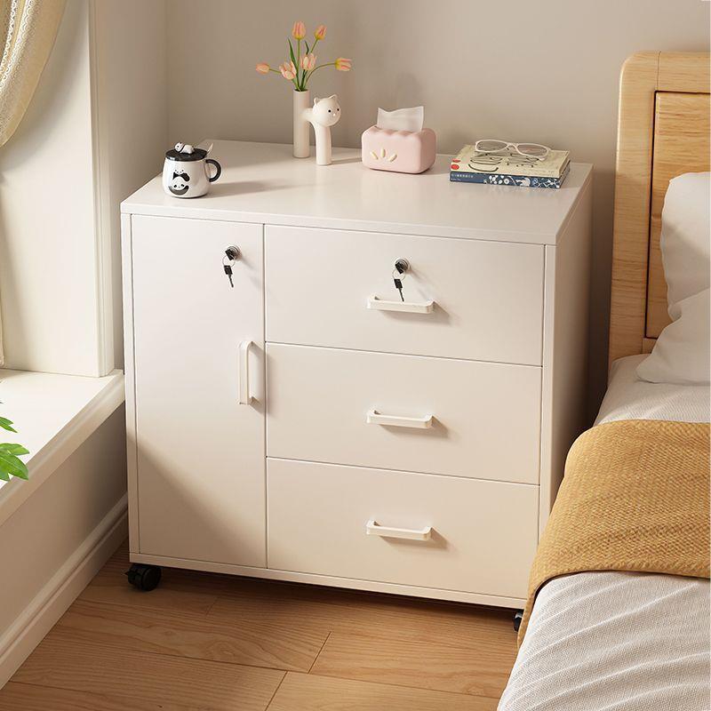 cJ8ant5Y办公室资料柜质桌下件柜多层文木储物柜落地式矮柜可动档