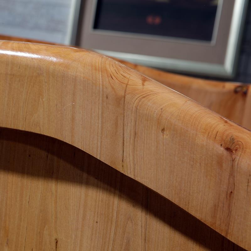 波浪型zhang557家泡用商用澡洗澡桶木质沐浴桶实成木人木浴缸加厚