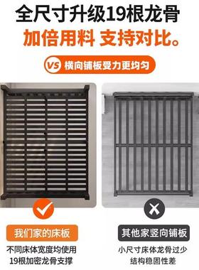 r^铁艺UCM床双5人床现代简约家用.8米加加固出厚租房用铁架1.m1单