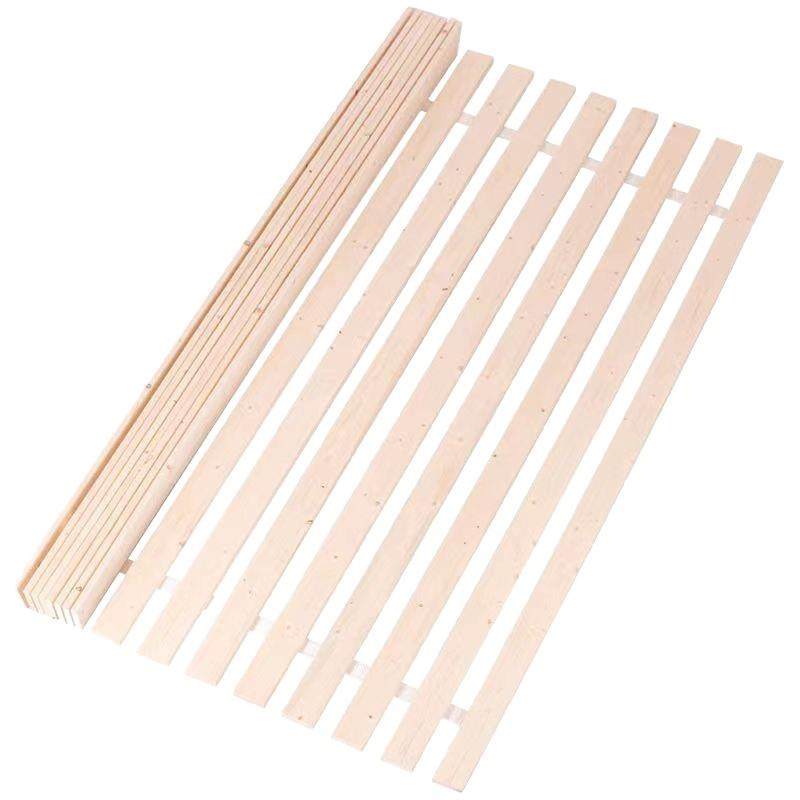 床杉DSDDDWOM木床板实木铺整块垫片榻榻防潮排板骨架床架子可折叠