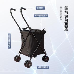 便用携小推车向多功能超市小推车收购物折推叠车露营家快递小车万