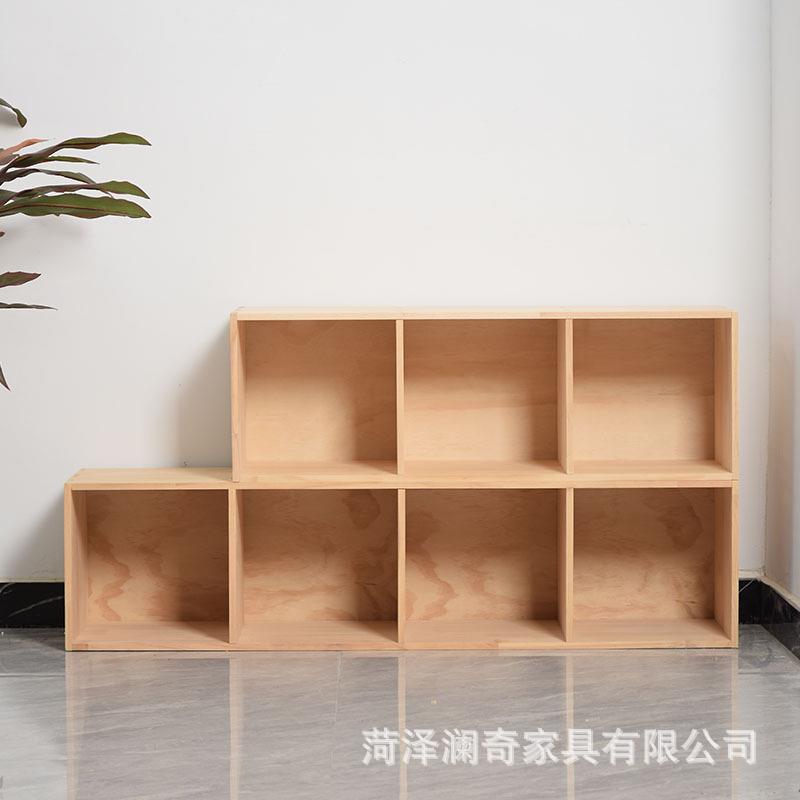 跨飘境木儿17478童书柜架实木窗家居落地式自质由组合收纳柜客厅