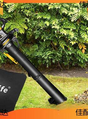 电动吸大功率家用吸机鼓风粉碎机树叶清灰吹吹风除机尘吹93509灰