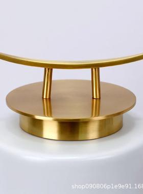 现代新中式属陶瓷软罐创意摆件样54866板房酒店关博古金架玄茶室