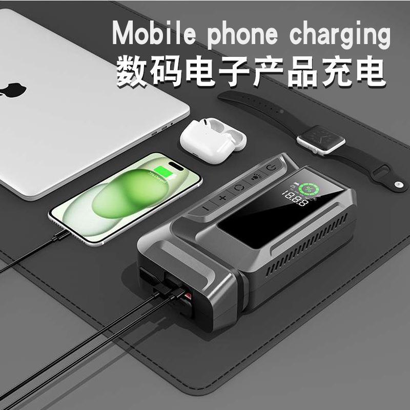 无品牌/车载无线能锂电充气泵多功应急启一动电源手机充体电照明