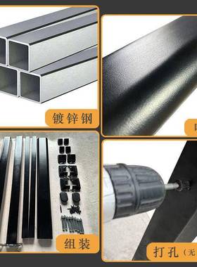 老人程家用护栏室内室扶外钢不锈楼梯手自锌73120建房工组装阳台